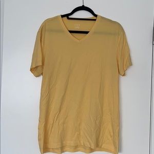 Men’s Yellow JCrew v neck